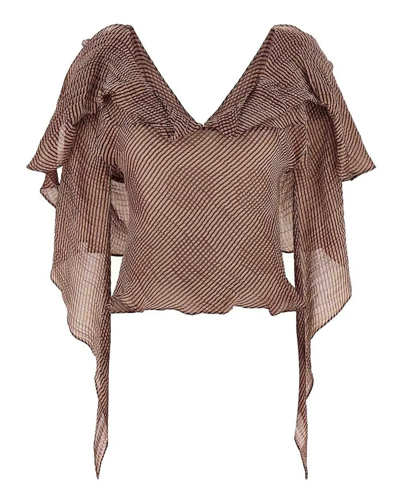 KIKO KOSTADINOV Bluse - Dunkelrot Dunkelrot
