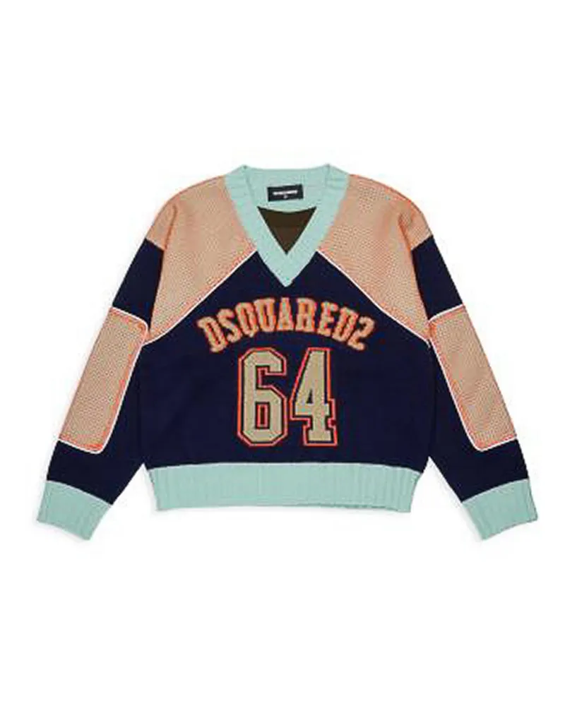 Dsquared2 Rundhalspullover - Bunt Bunt
