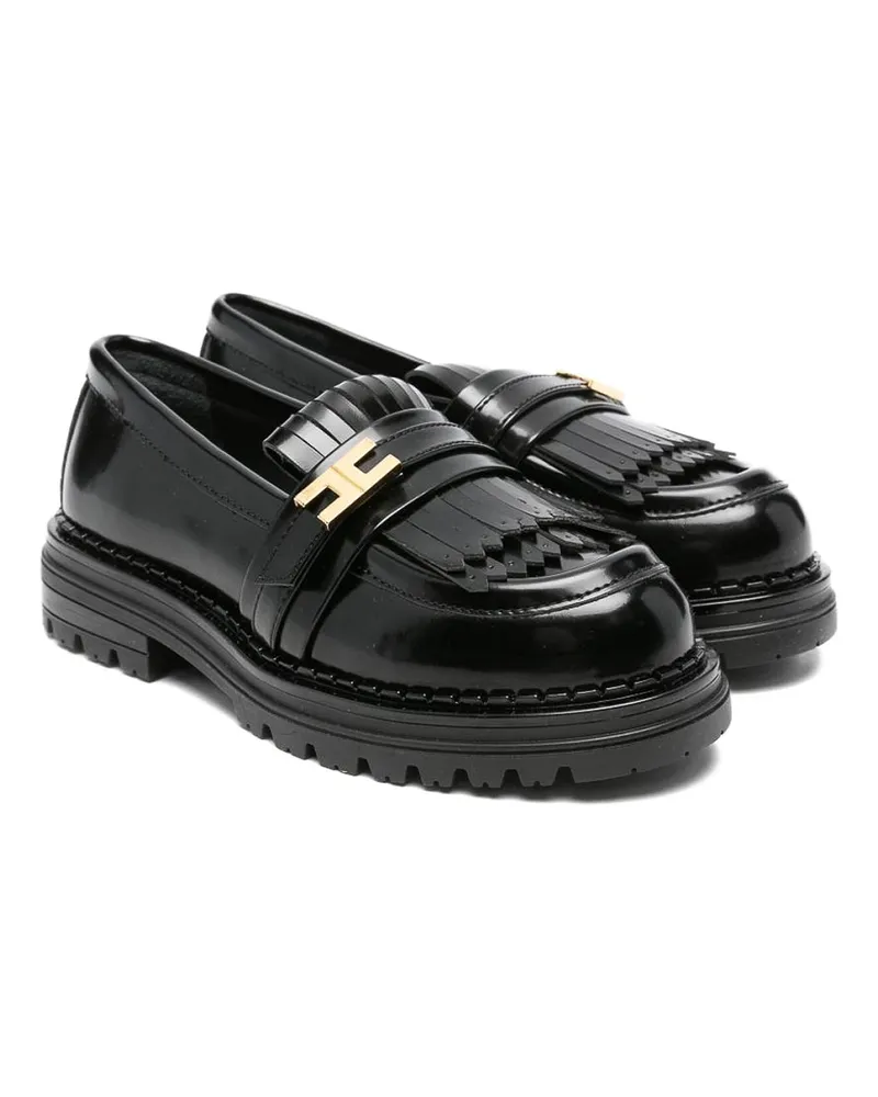 Elisabetta Franchi Mokassins - Schwarz Schwarz