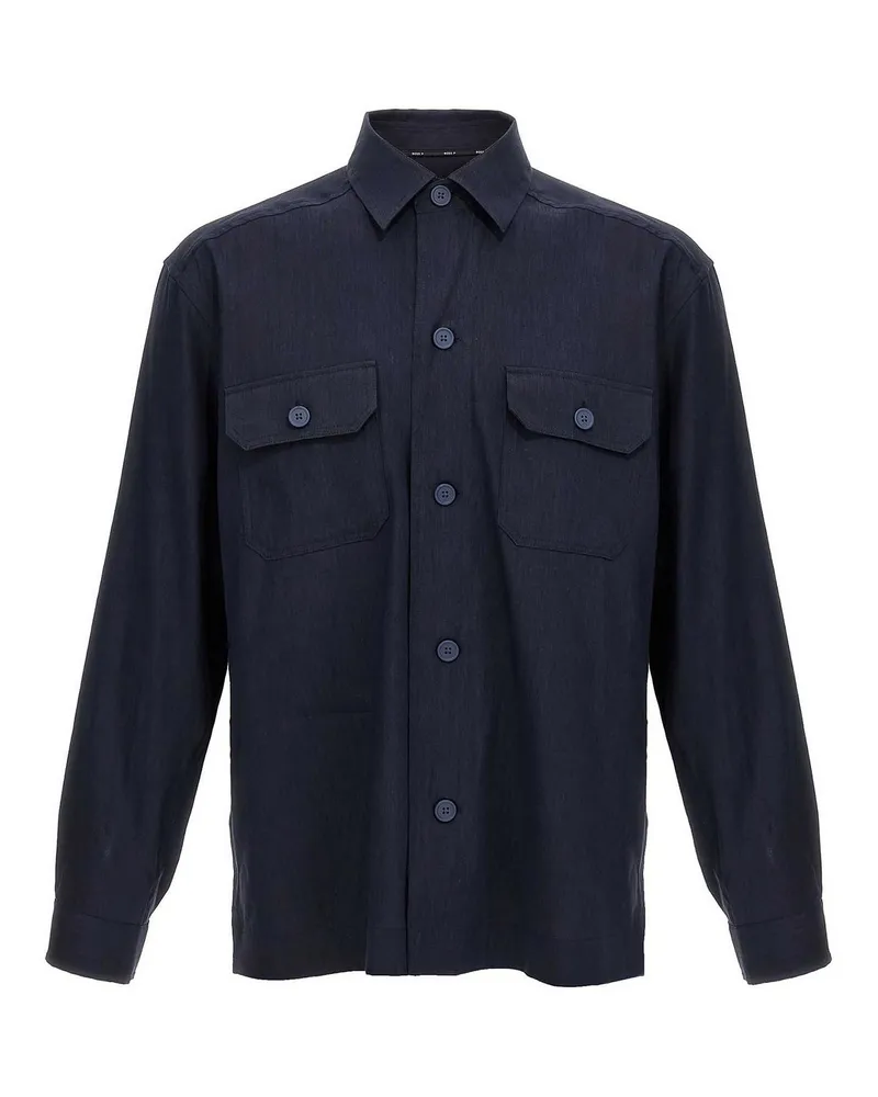 HUGO BOSS Hemd - Blau Blau