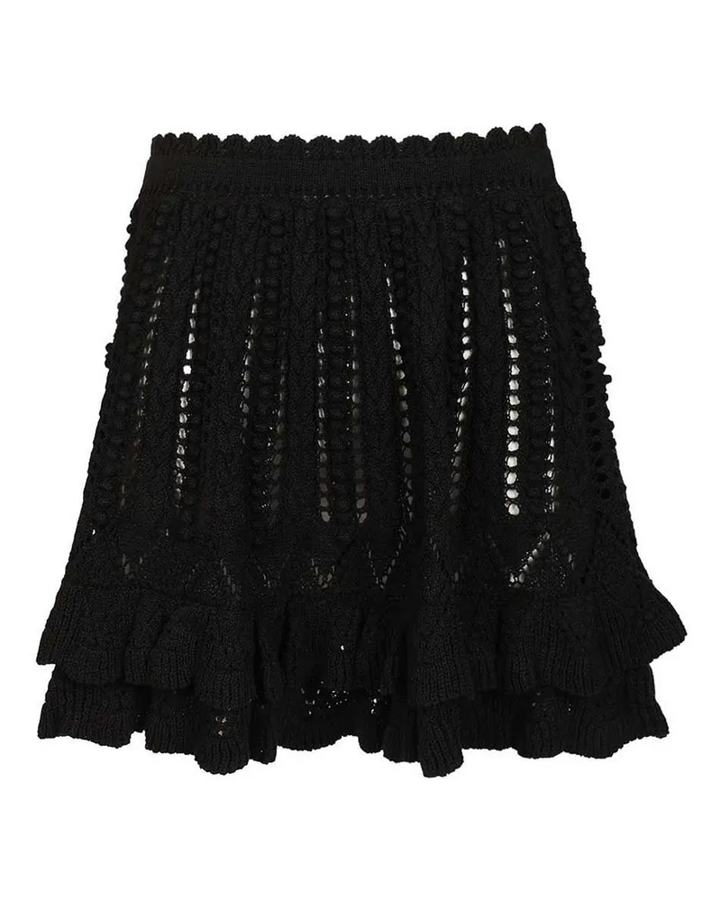 Étoile Isabel Marant Minirock - Schwarz Schwarz