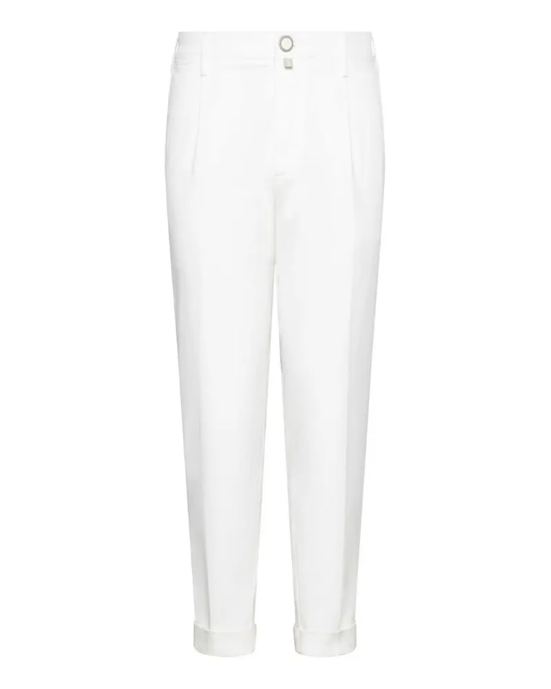 Jacob Cohën Casual Hose - Weiß Weiß