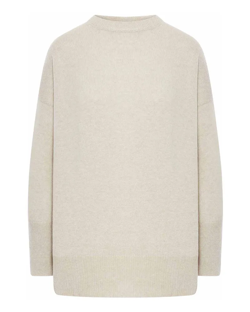 Brunello Cucinelli Pullover aus Cashmere Weiß