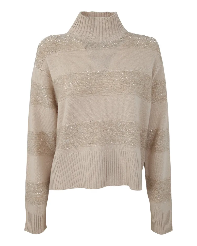 Brunello Cucinelli Rollkragenpullover - Braun Braun