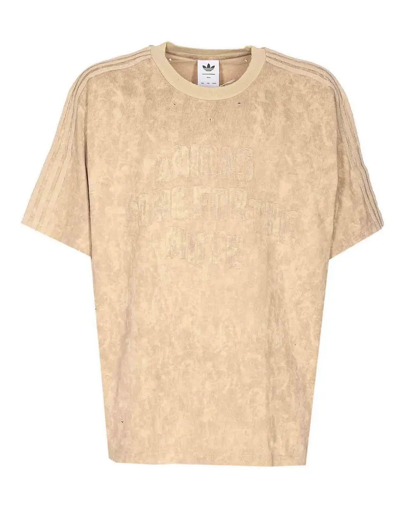 adidas Rundhalspullover - Beige Beige