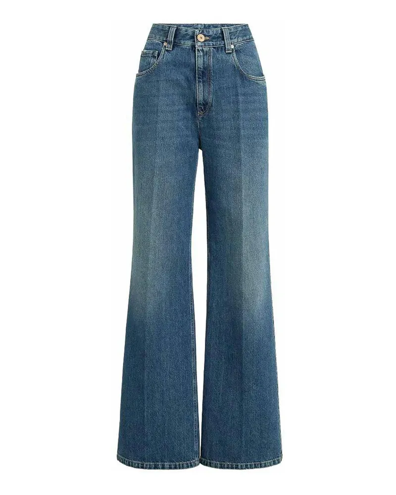 Brunello Cucinelli Straight Leg Jeans - Blau Blau