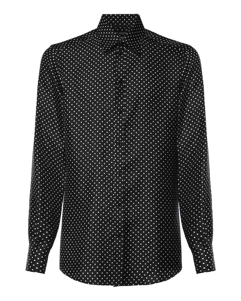 Dolce & Gabbana Hemd - Schwarz Schwarz