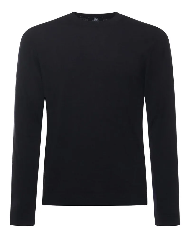 Alpha Studio Rundhalspullover - Schwarz Schwarz