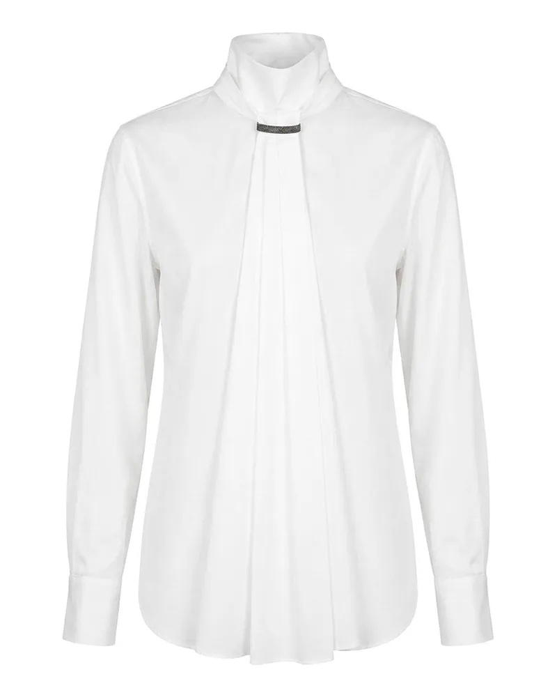 Brunello Cucinelli Bluse - Weiß Weiß