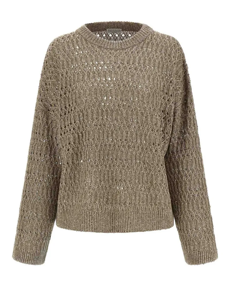 Brunello Cucinelli Rundhalspullover - Beige Beige