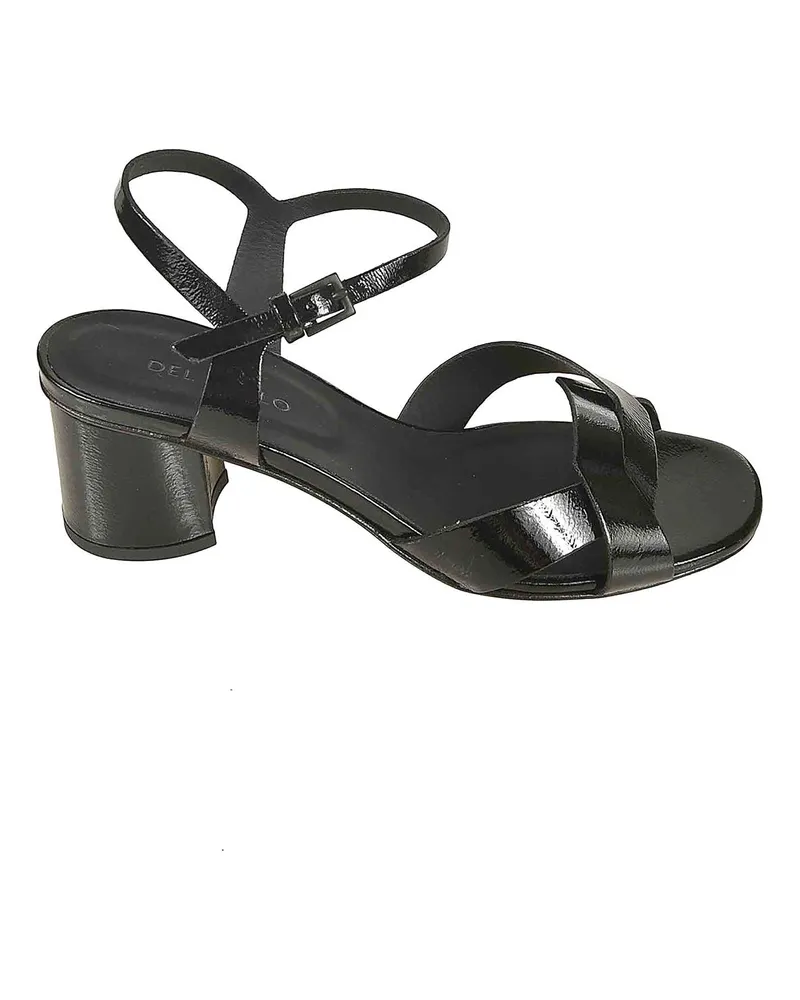Fabrizio del Carlo Sandalen - Schwarz Schwarz