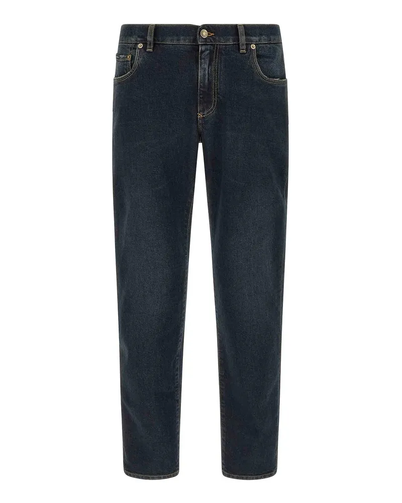 Dolce & Gabbana Straight Leg Jeans - Blau Blau