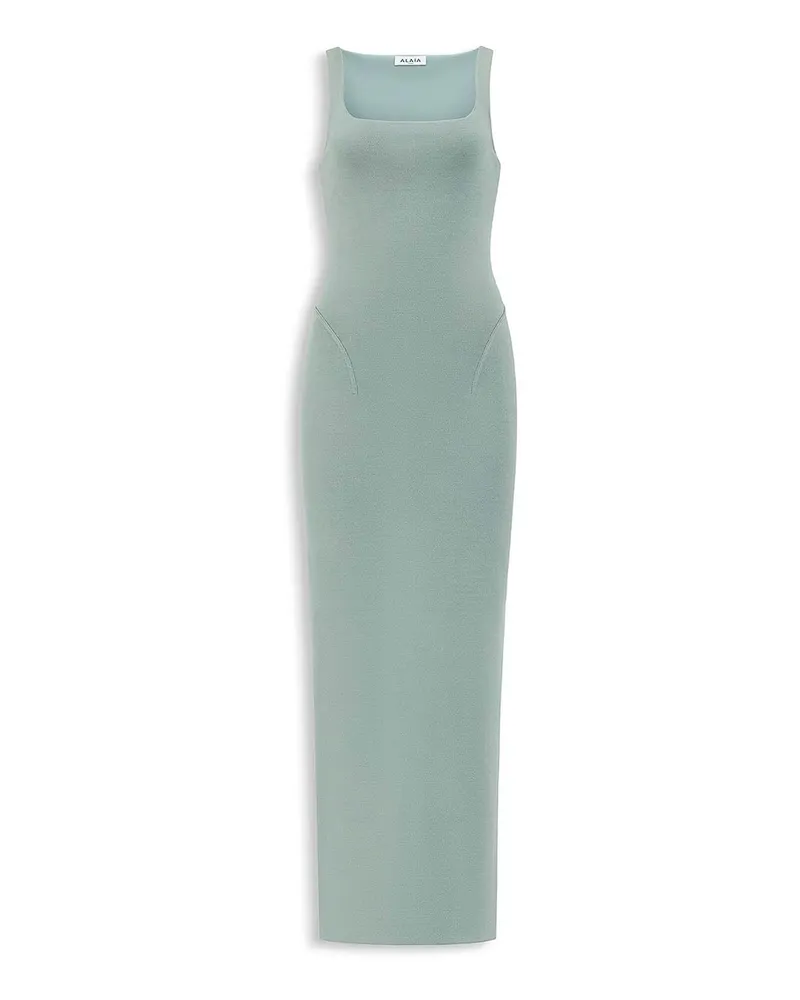 Alaïa Knielanges Kleid - Grün Grün