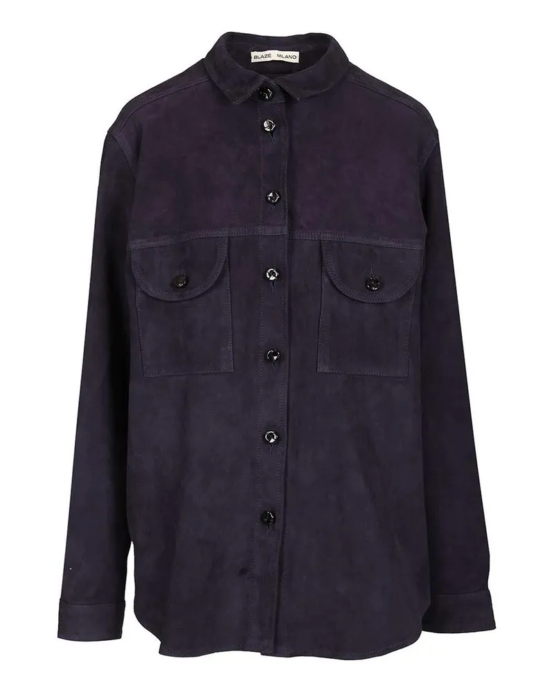 Blazé Milano Hemd - Blau Blau