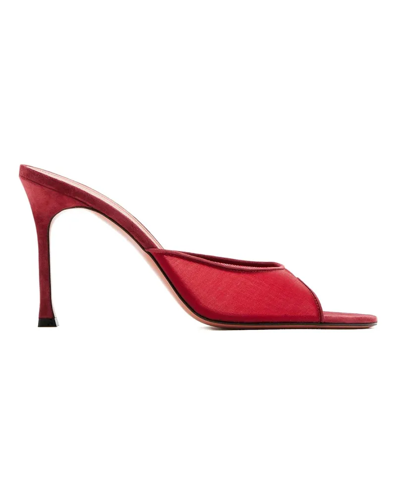 Amina Muaddi Mules - Dunkelrot Dunkelrot