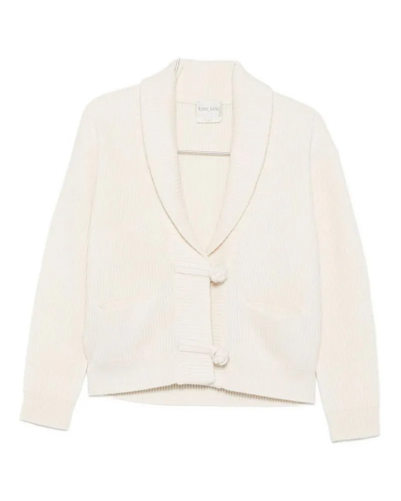 forte_forte Cardigan - Weiß Weiß