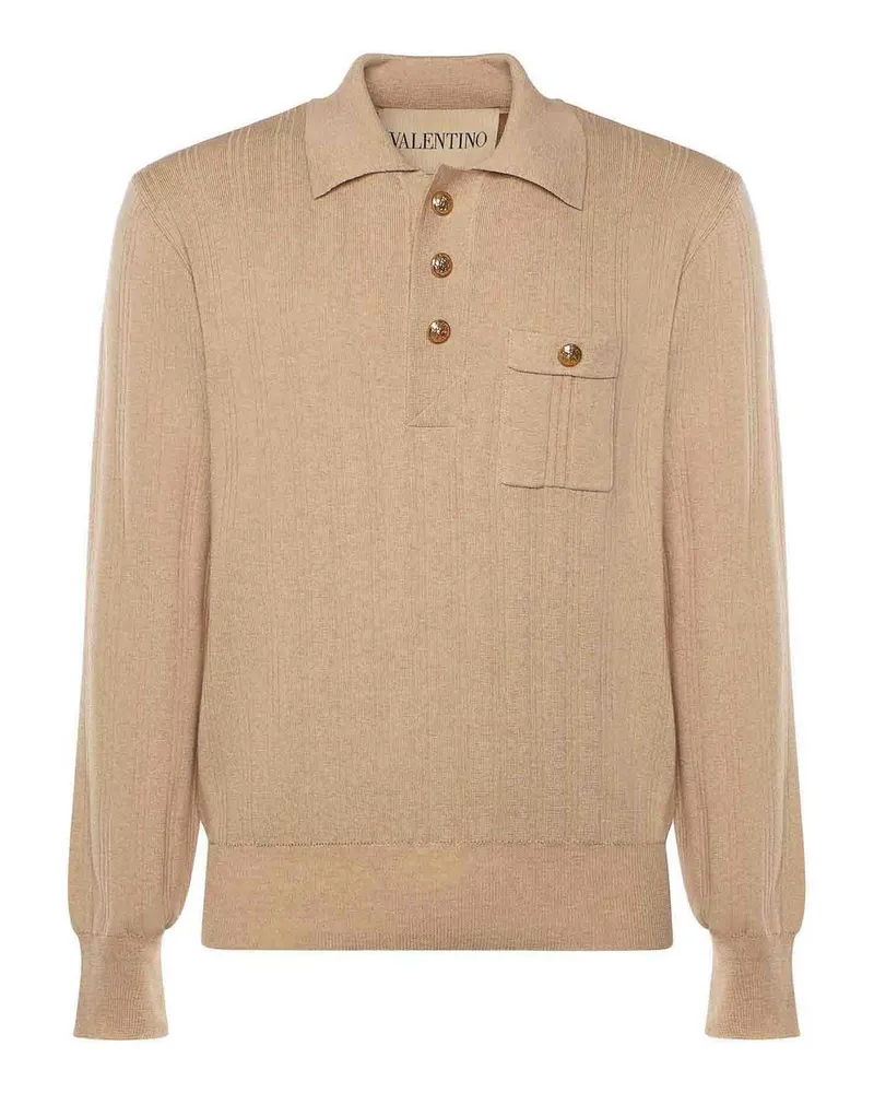 Valentino Garavani Poloshirt - Beige Beige