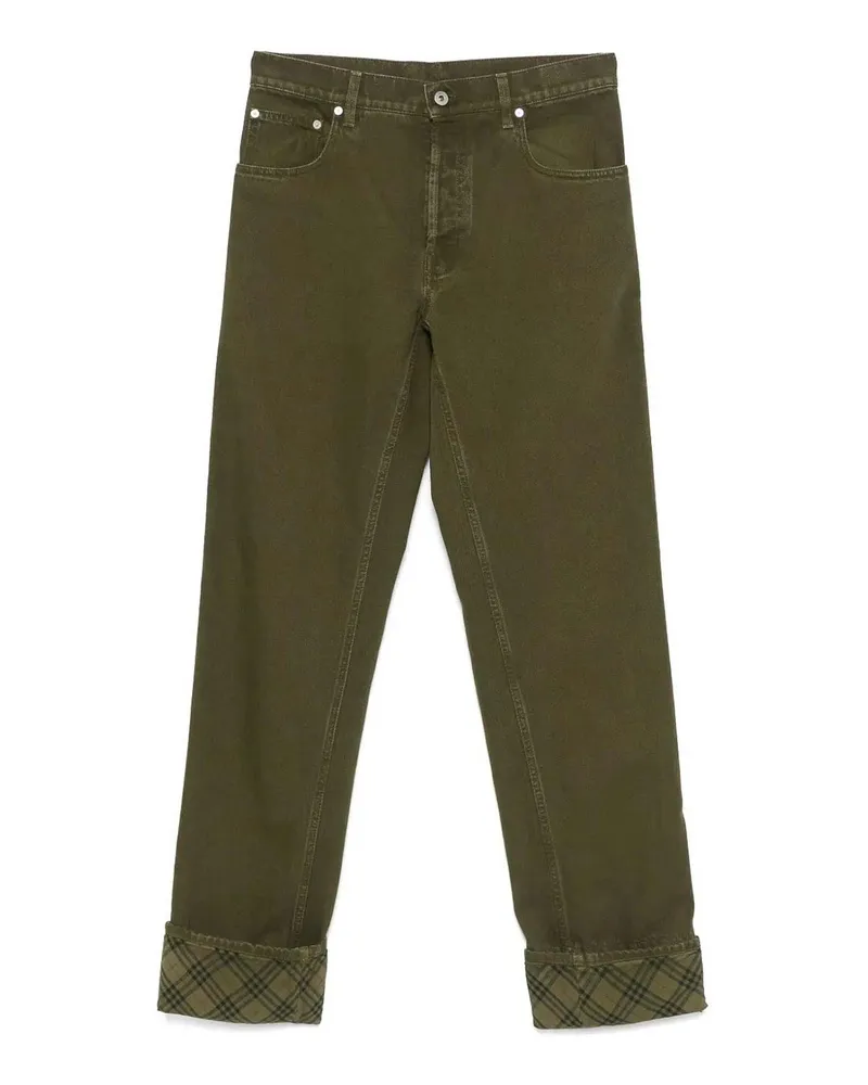 Burberry Straight Leg Jeans - Grün Grün