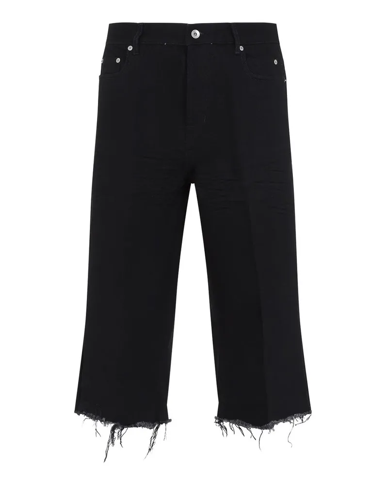 Rick Owens Straight Leg Jeans - Schwarz Schwarz