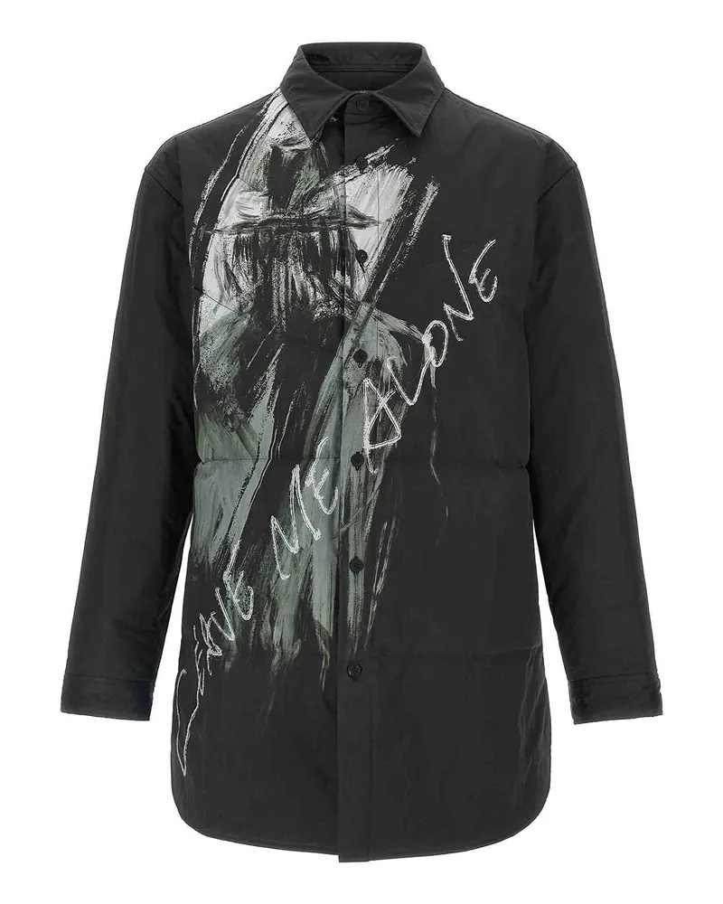 Yohji Yamamoto Daunenjacke - Schwarz Schwarz