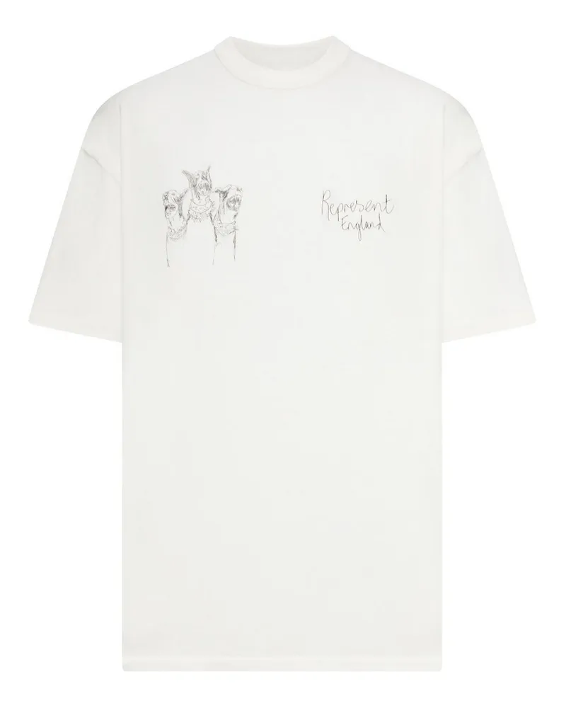 REPRESENT Rundhalspullover - Nude Nude