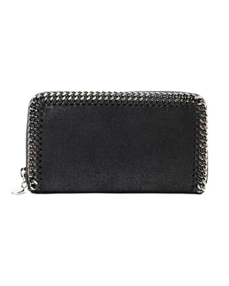 Stella McCartney Portemonnaie Falabella - Schwarz Schwarz
