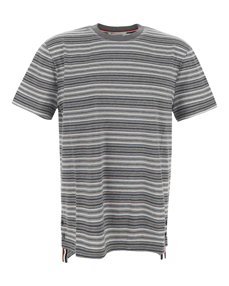 Thom Browne T-Shirt - Grau Grau