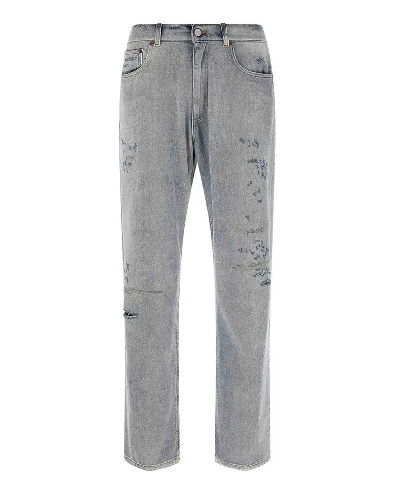 Maison Margiela Straight Leg Jeans - Hellblau Hellblau