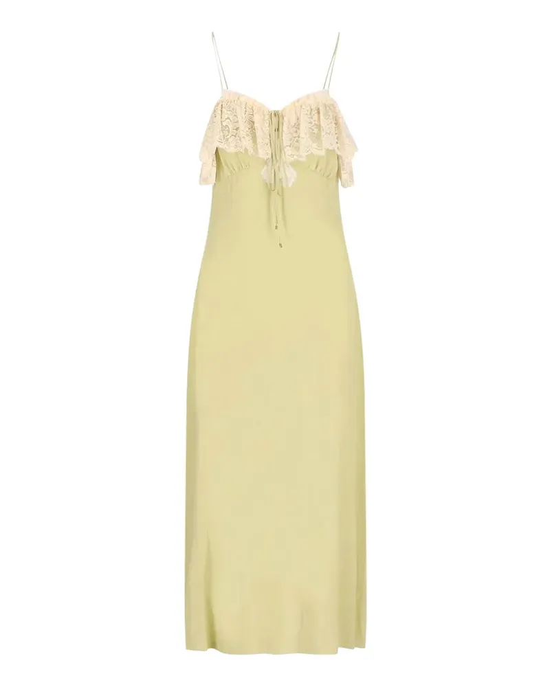 Chloé Knielanges Kleid - Grün Grün