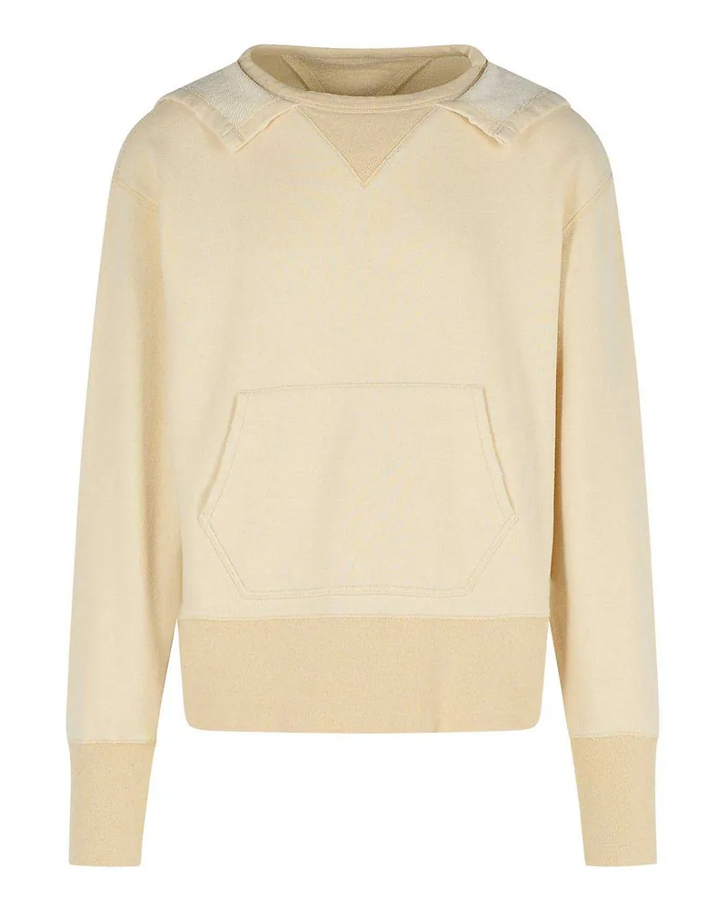 Maison Margiela Rundhalspullover - Creme Creme