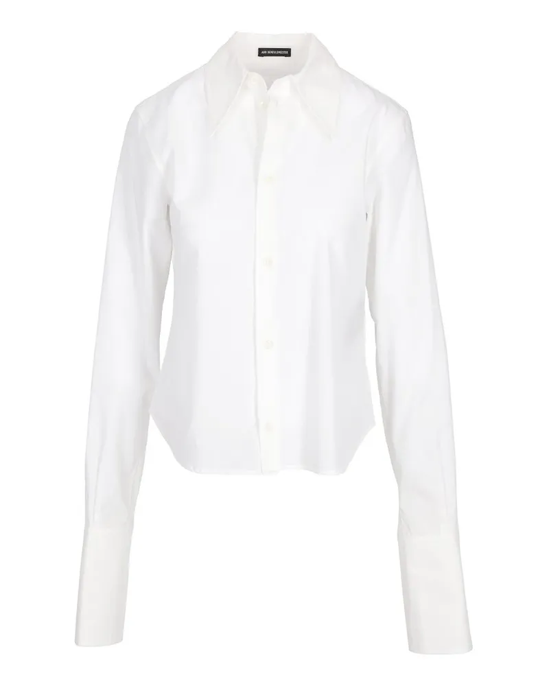 Ann Demeulemeester Hemd - Weiß Weiß