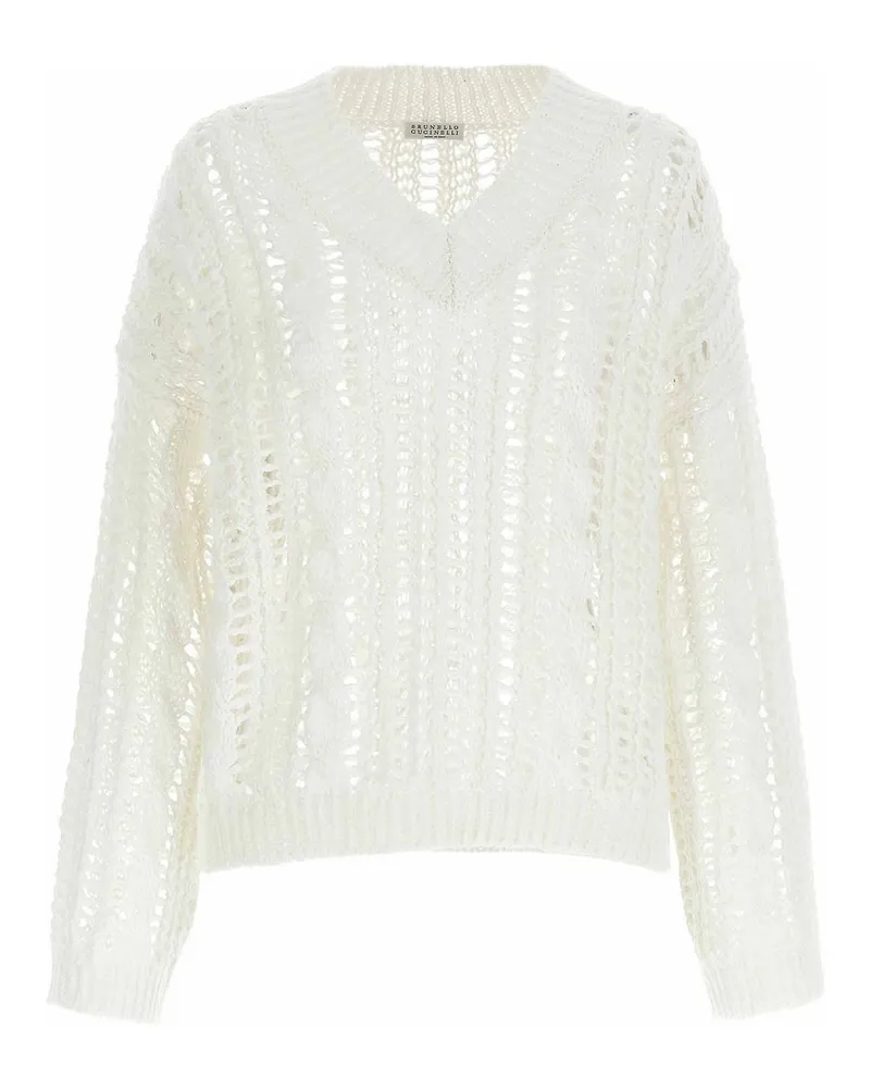 Brunello Cucinelli Cardigan - Weiß Weiß