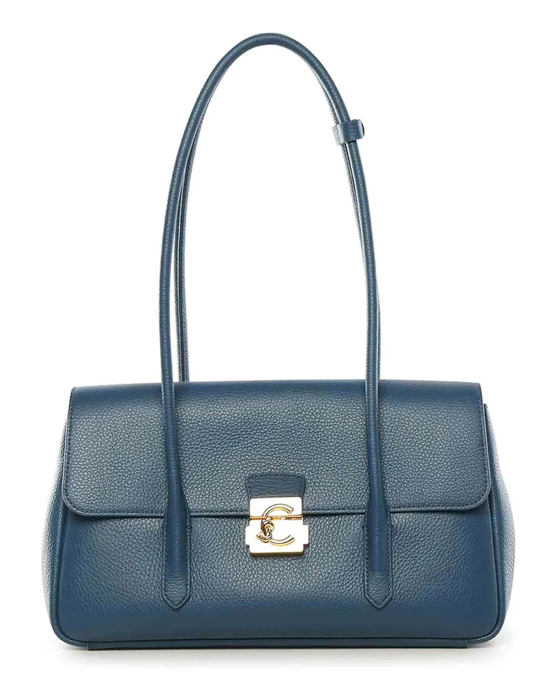 Coccinelle Schultertasche - Dunkles Jeansblau Dunkles