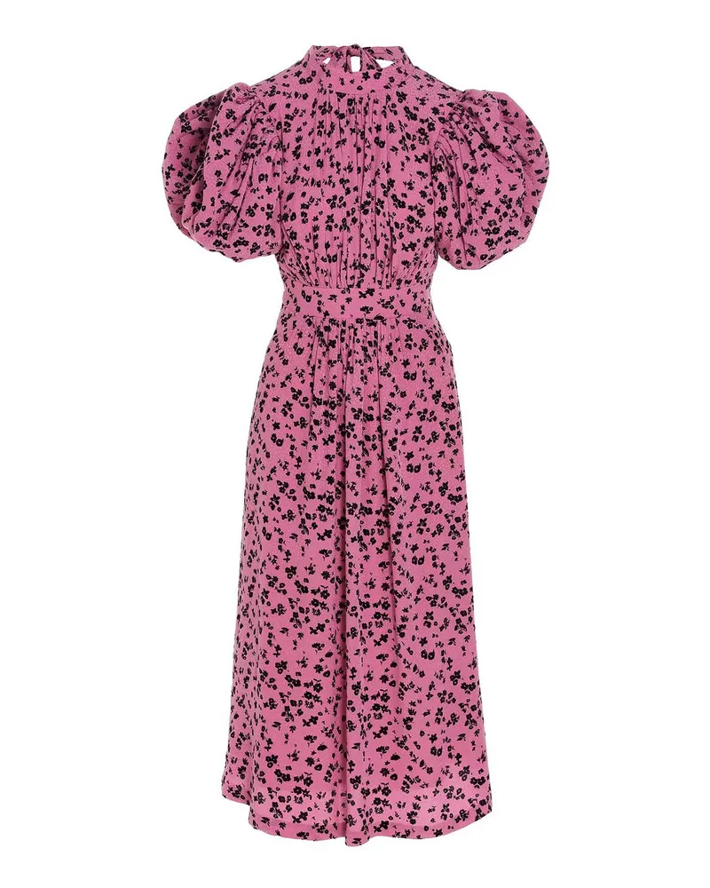 ROTATE Birger Christensen Maxikleid - Rosa Rosa