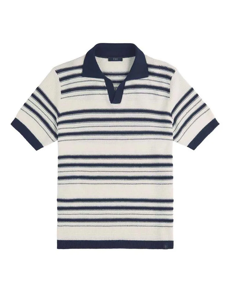Fay Poloshirt - Weiß Weiß