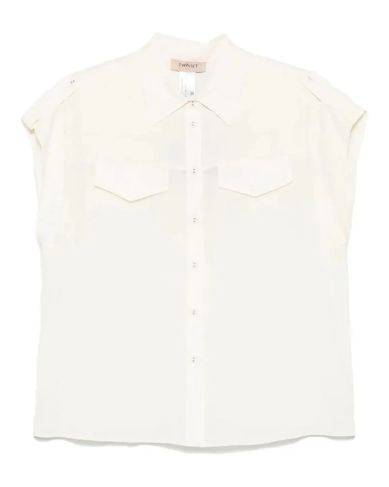 Twin-Set Hemd - Creme Creme