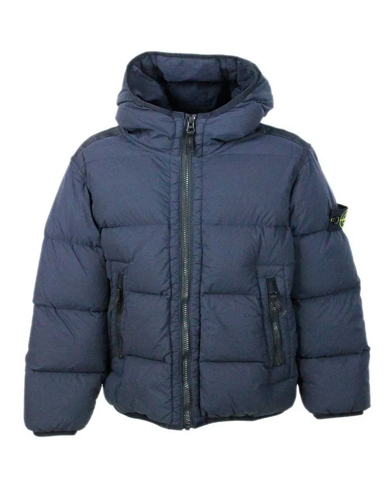 Stone Island Kurzer Mantel - Blau Blau