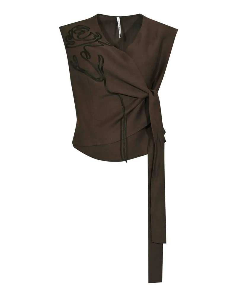 Liviana Conti Weste - Dunkelbraun Dunkelbraun