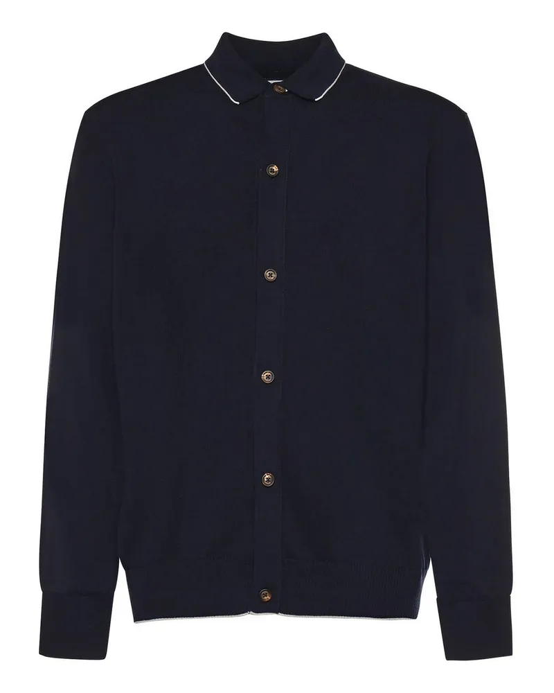 Eleventy Cardigan - Blau Blau