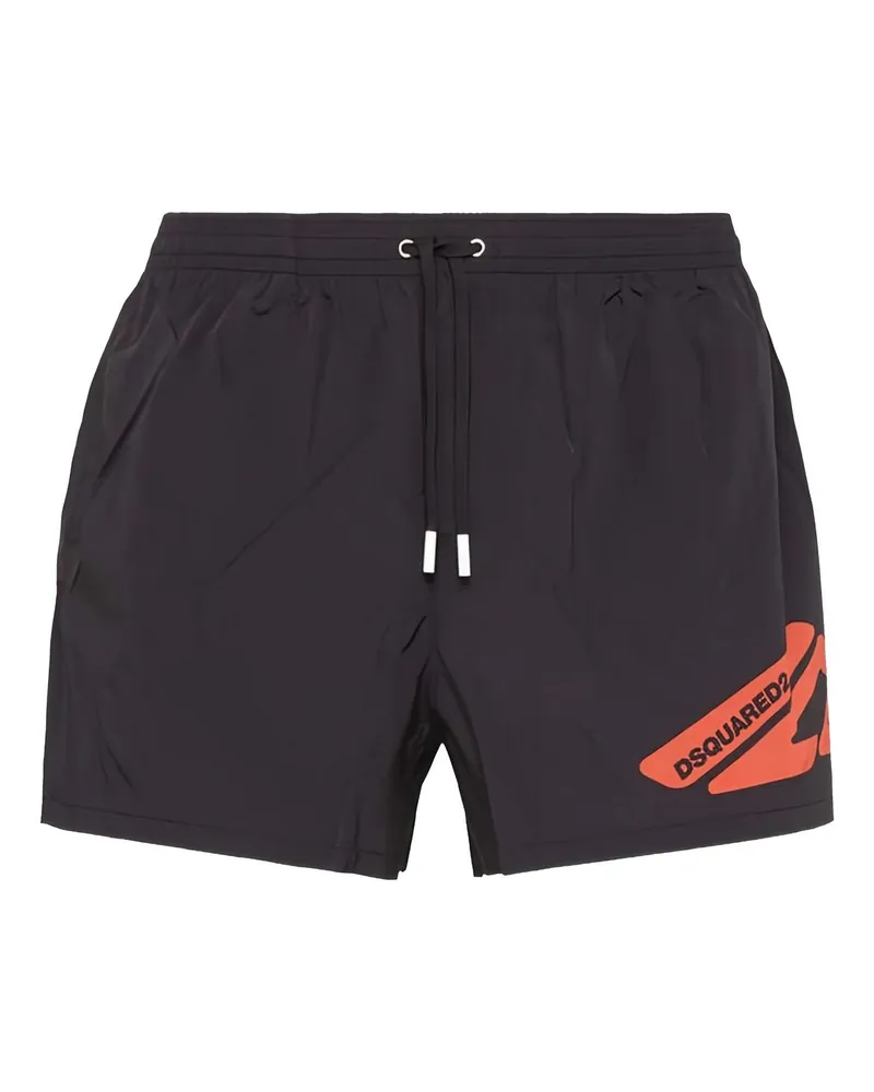 Dsquared2 Badehose - Schwarz Schwarz