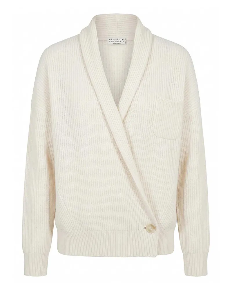 Brunello Cucinelli Cardigan - Weiß Weiß