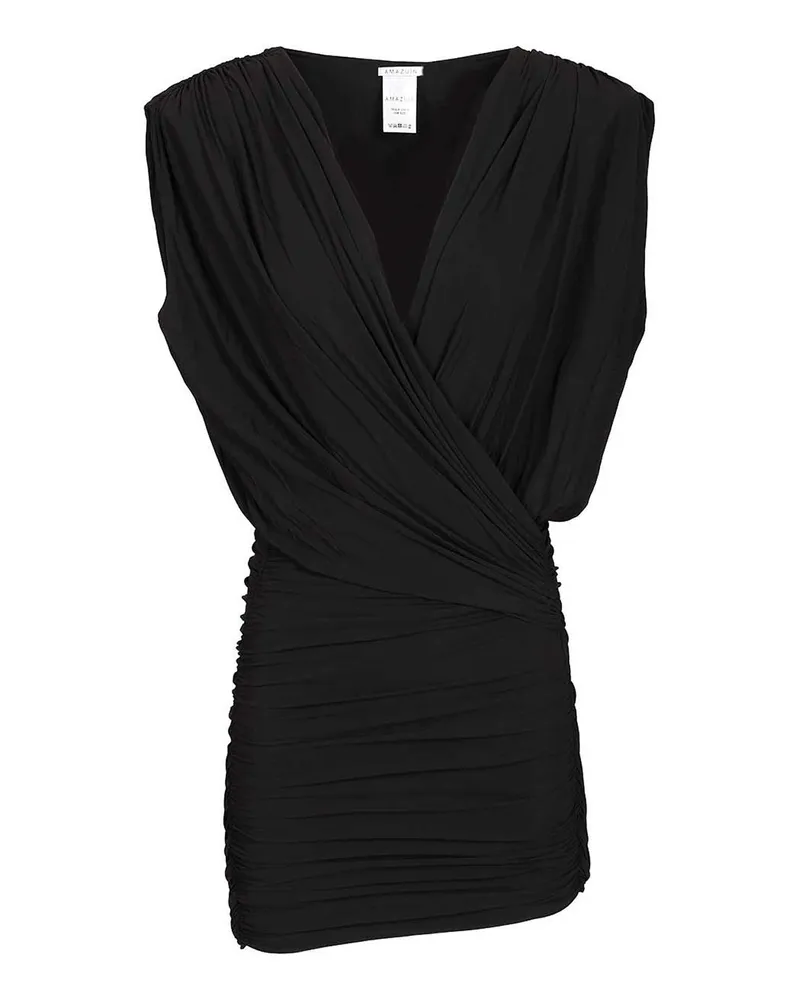 Amazuìn Kurzes Kleid - Schwarz Schwarz