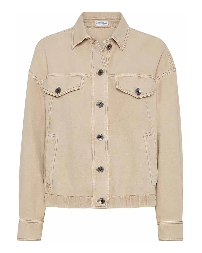 Brunello Cucinelli Jeansjacke - Beige Beige