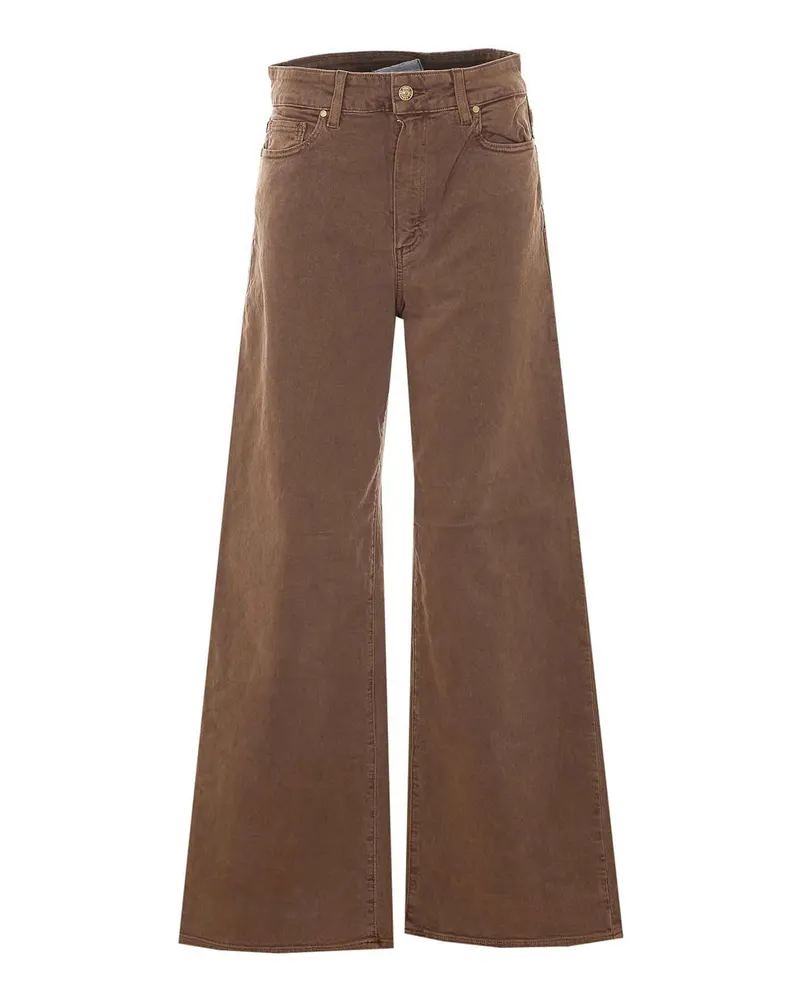 Paige Straight Leg Jeans - Braun Braun