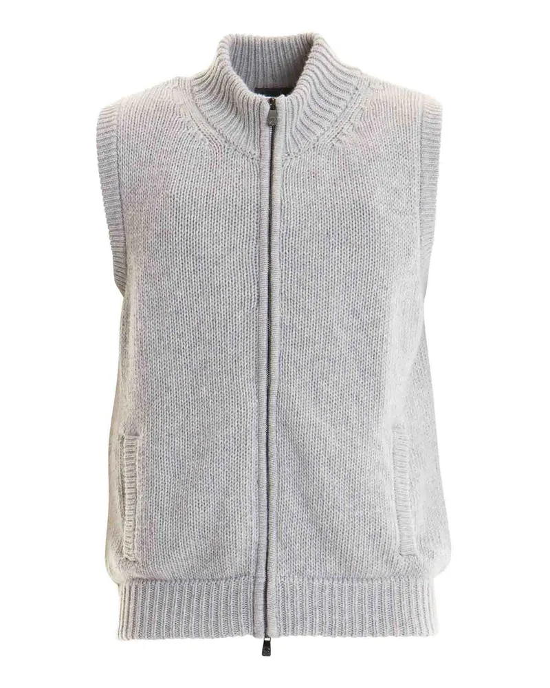 Corneliani Rundhalspullover - Grau Grau