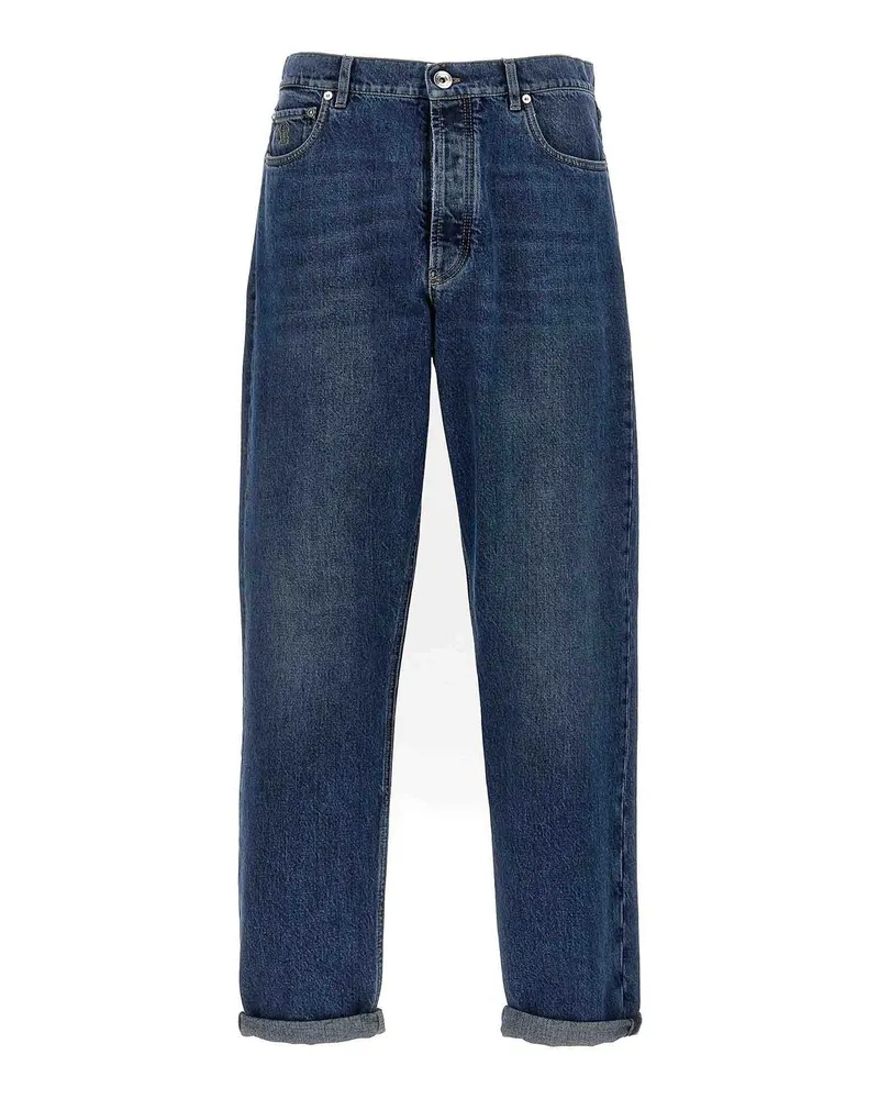 Brunello Cucinelli Bootcut Jeans - Blau Blau