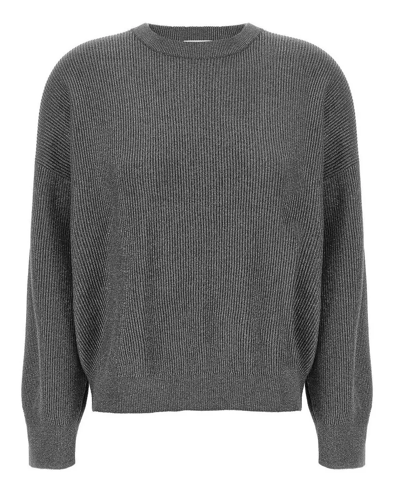 Brunello Cucinelli Rundhalspullover - Grau Grau