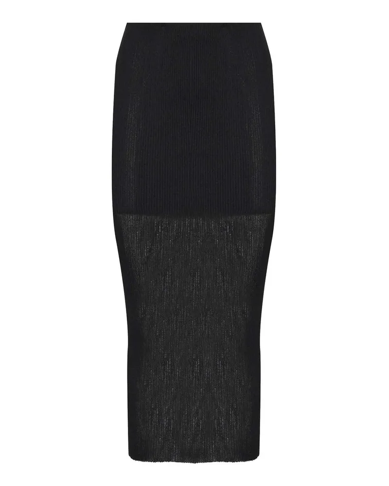 Alberta Ferretti Midirock - Schwarz Schwarz