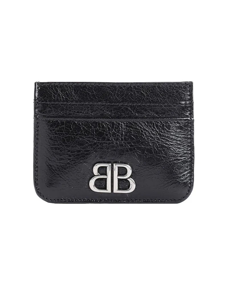 Balenciaga Portemonnaie - Schwarz Schwarz