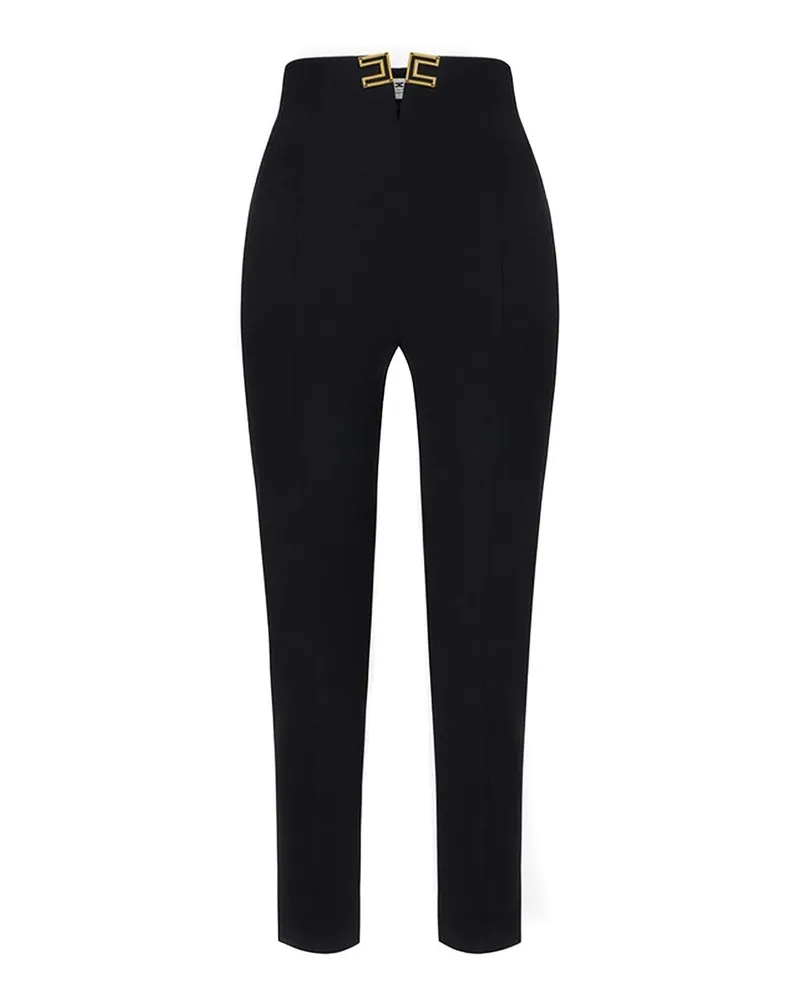 Elisabetta Franchi Casual Hose - Schwarz Schwarz